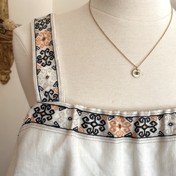 •Madewell• Anita Tank Top Tiered Embroidery - Picture 3 of 8